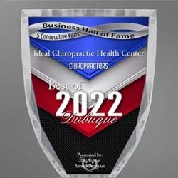 Chiropractic Dubuque IA Ideal Chiropractic Health Center Best of 2022 Award